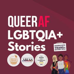 cover art for QueerAF | Inspiring LGBTQIA+ stories told by emerging queer creatives