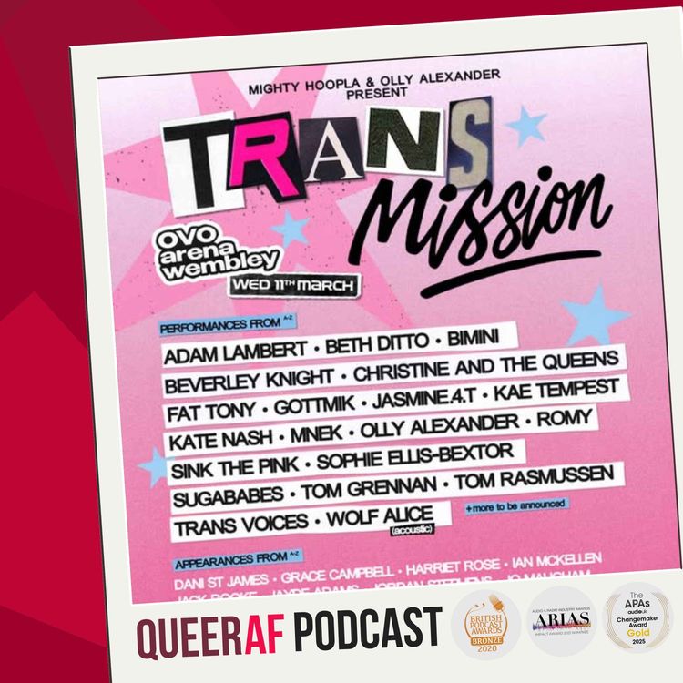 cover art for Transmission: The story behind the concert fighting for Trans+ rights
