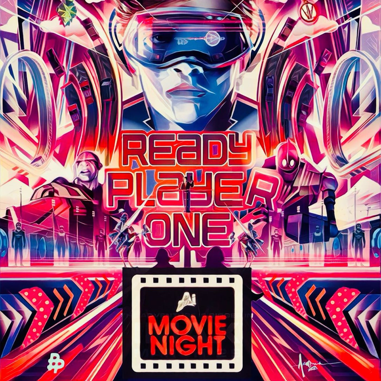 cover art for AI Movie Night: Ready Player One Review