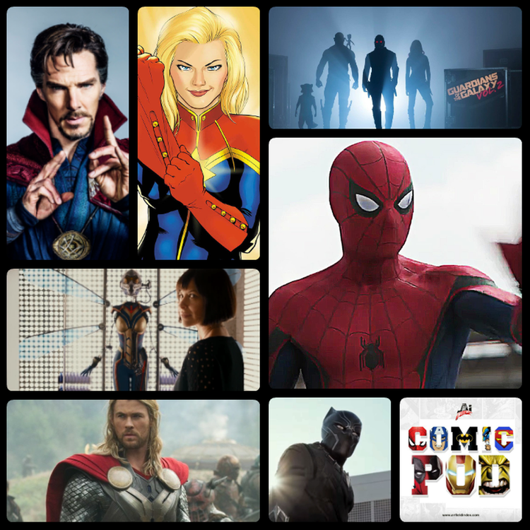 cover art for AI Comic Pod: Episode 18 - MARVEL Phase 3 Preview