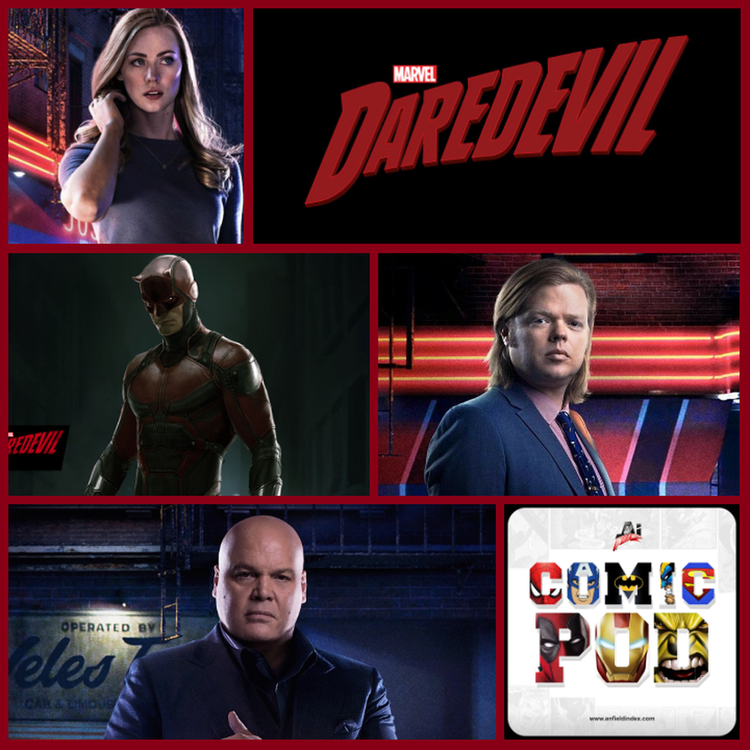 cover art for AI Comic Pod: Episode 8 - Daredevil