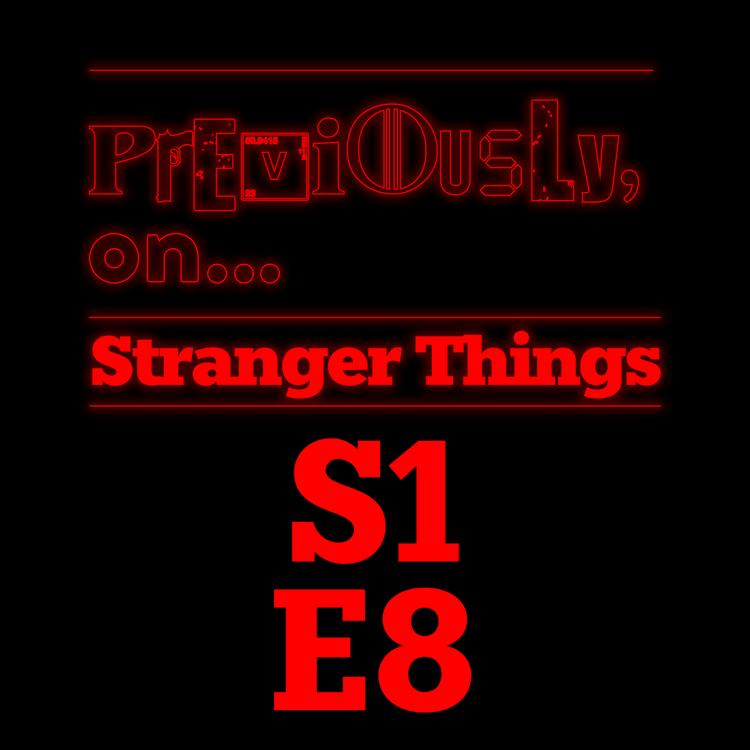 cover art for Stranger Things S1E8 - The Upside Down