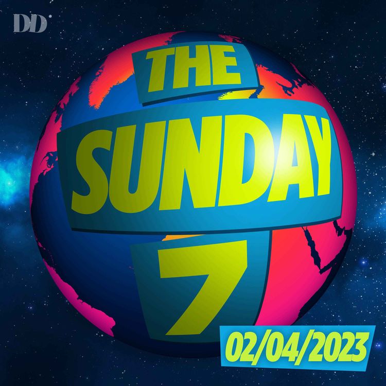 cover art for The Sunday 7 - Giant Mammoth Meatballs, Breathable Sand brings Water hope, Pythagoras’s Theorem proved by Teens and the dangers of NoMoPhobia…