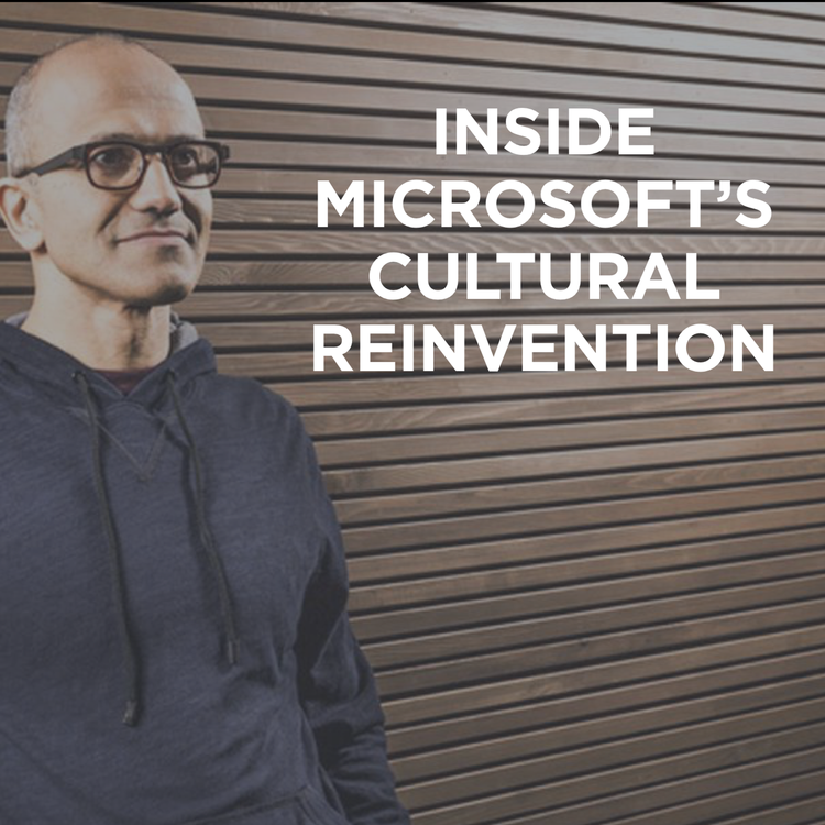 cover art for Inside Microsoft's cultural reinvention