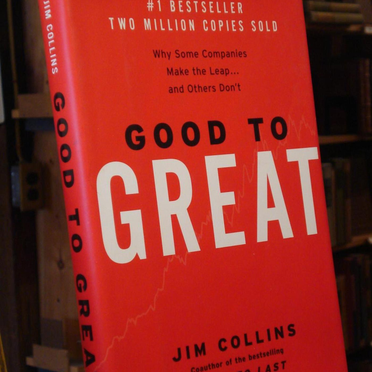 cover art for Jim Collins on making good culture great