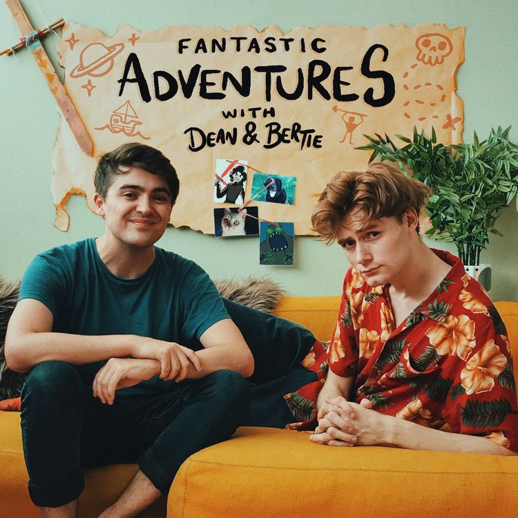 cover art for The Fantastic Adventures Podcast with Dean & Bertie Trailer