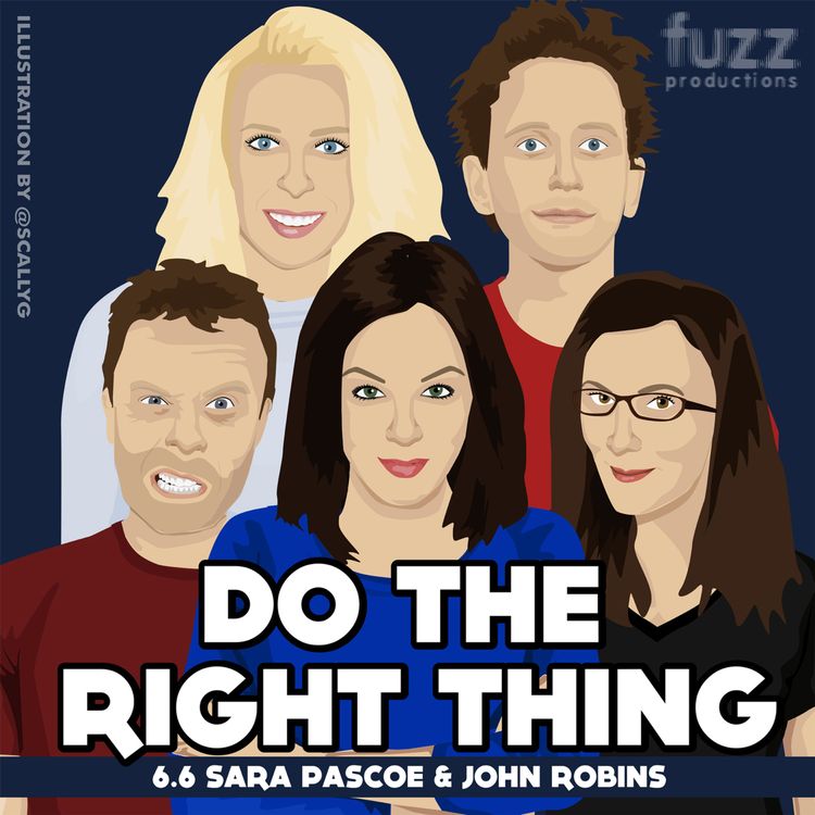 cover art for Series 6, Episode 6 (Sara Pascoe & John Robins)