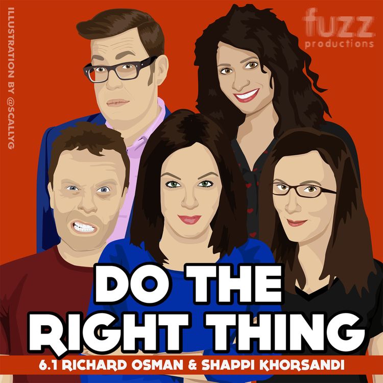 cover art for Series 6, Episode 1 (Shappi Khorsandi & Richard Osman)