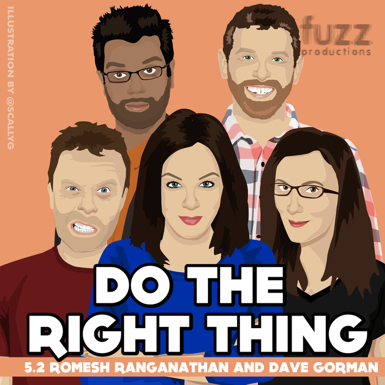 cover art for Series 5, Episode 2 (Romesh Ranganathan & Dave Gorman)