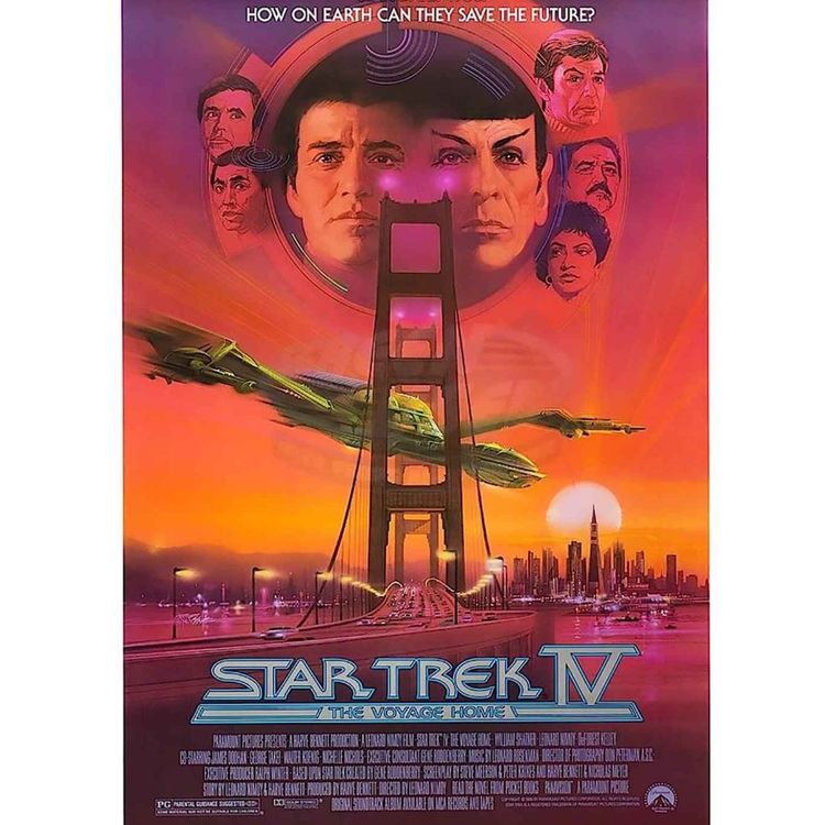 cover art for STAR TREK IV: THE VOYAGE HOME with Paul Litchfield