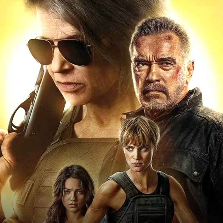 cover art for TERMINATOR: DARK FATE with Dan Thomas and Dr. Dean Burnett