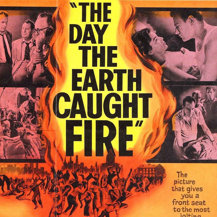 cover art for THE DAY THE EARTH CAUGHT FIRE with Toby Hadoke