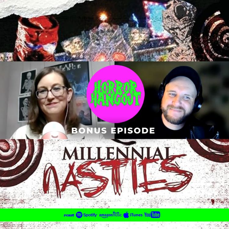 cover art for Horror Hangout Bonus Episode : Interview with Millennial Nasties Author Ariel Powers-Schaub