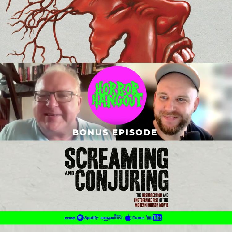 cover art for Horror Hangout Bonus Episode : Interview with Screaming & Conjuring Author Clark Collis