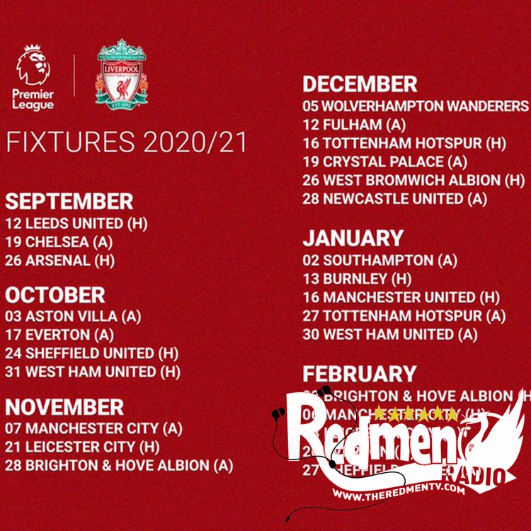cover art for Liverpool Fixtures Announced! | Redmen Reacts