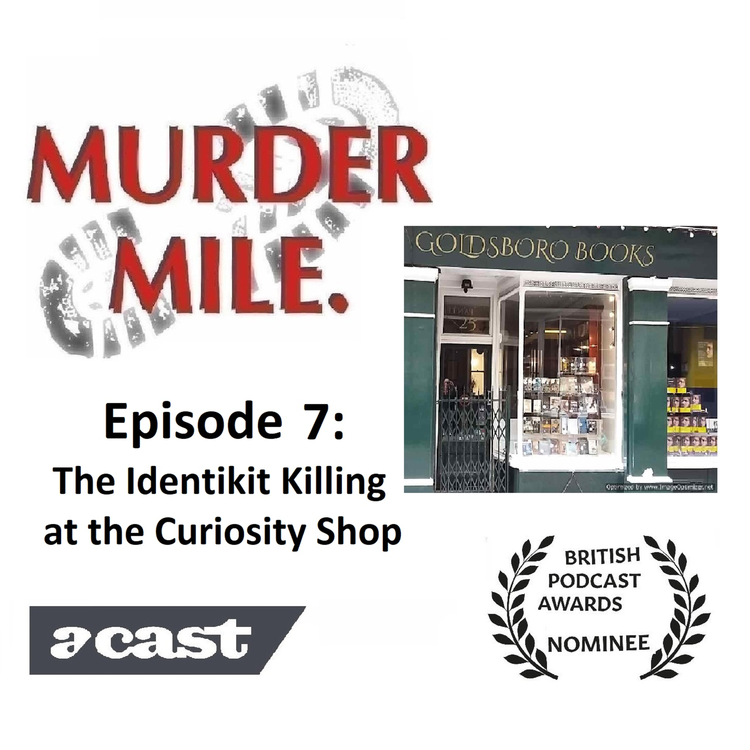 cover art for #7 - The Identikit Killing at the Curiosity Shop (Charing Cross, London, W1)