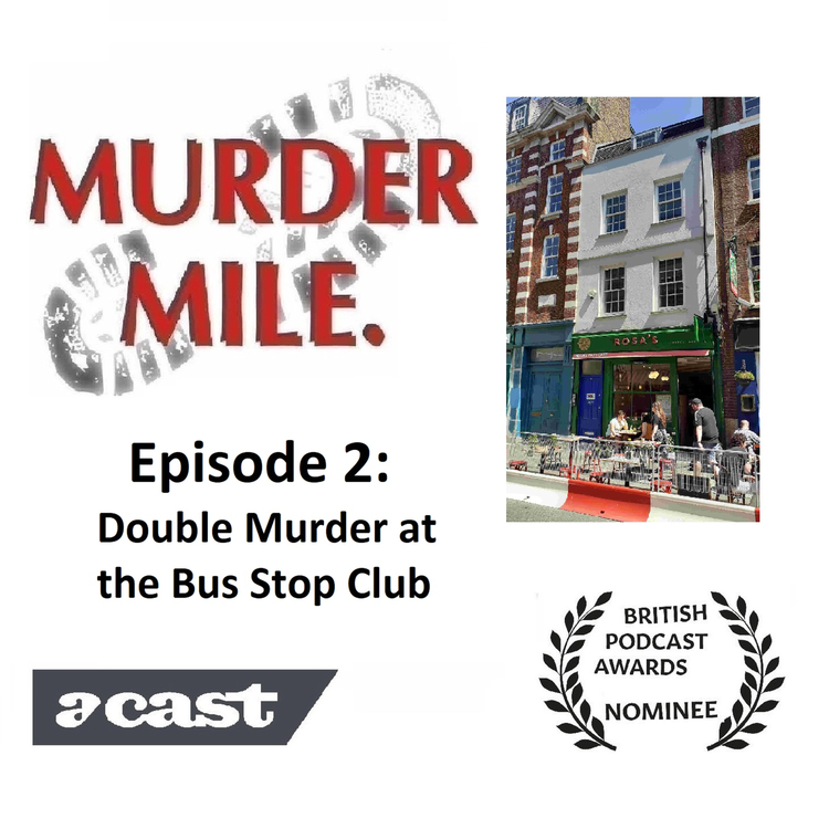 cover art for #2 - Double Murder at the Bus Stop Club (Soho, London, W1)