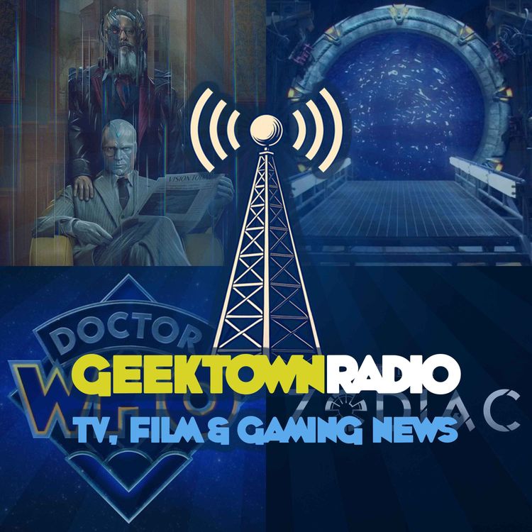 cover art for VisionQuest, Doctor Who Bids, Stargate & Marvel's Zodiac | Geektown Radio 505