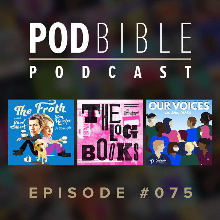 cover art for #075 • The Froth • The Log Books • Our Voices In The NHS