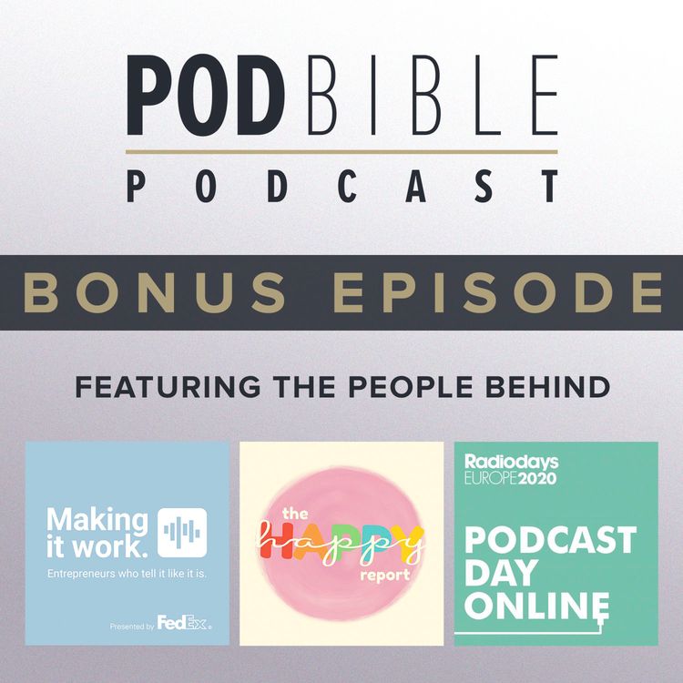 cover art for Bonus • Making It Work • The Happy Report • Radiodays Europe Podcast Day Online