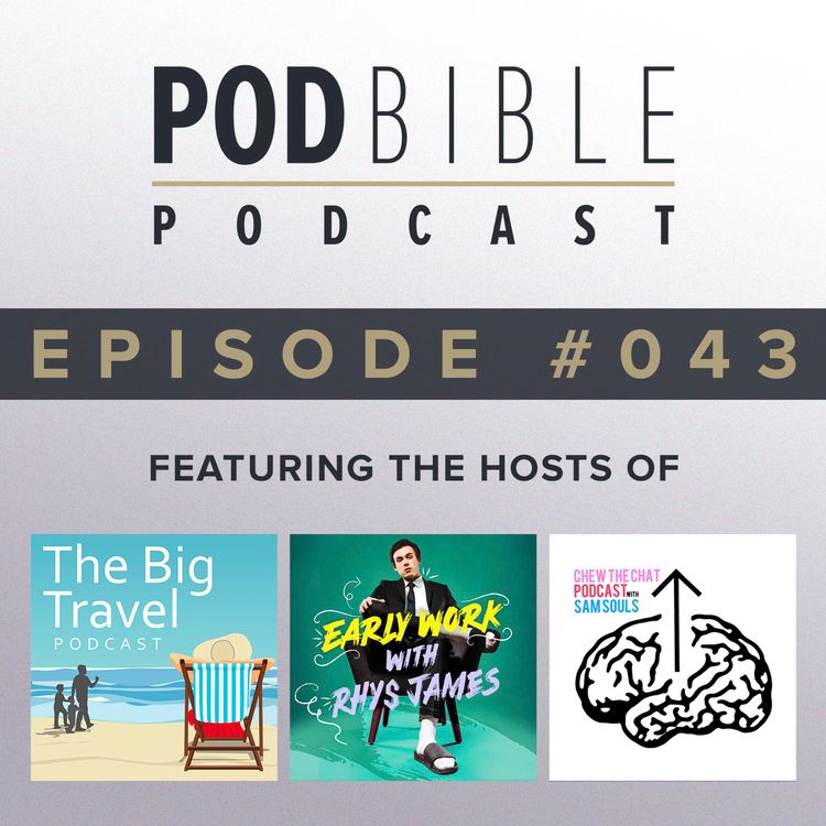 cover art for #043 • The Big Travel Podcast / Early Work / Chew The Chat