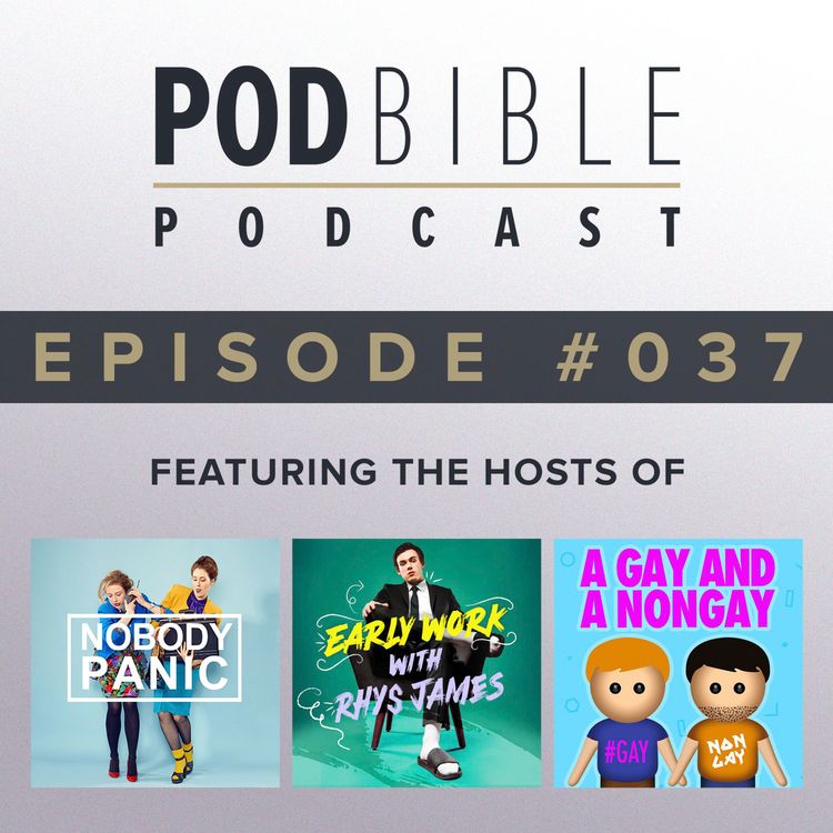 cover art for #037 • Nobody Panic / Early Work / A Gay And A Non Gay