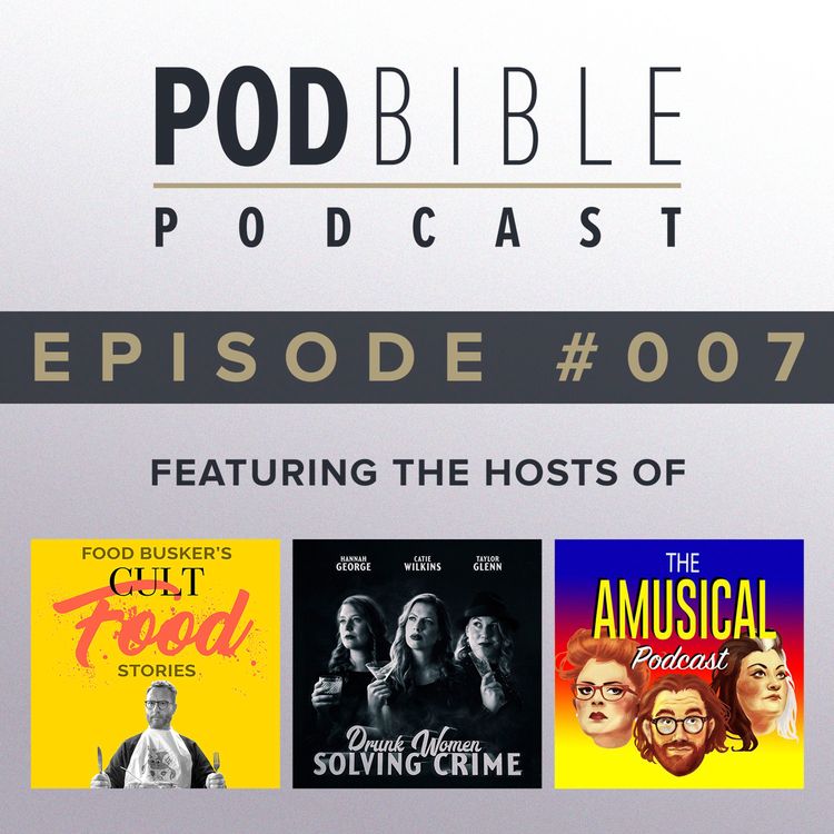 cover art for #007 • Cult Food Stories / Drunk Women Solving Crime / The Amusical Podcast
