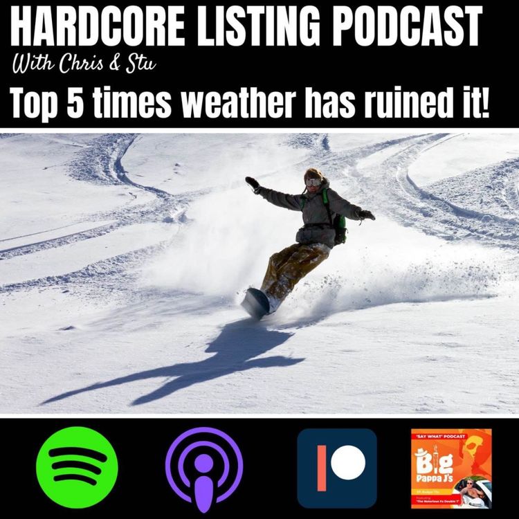 cover art for Top 5 times weather has ruined it!