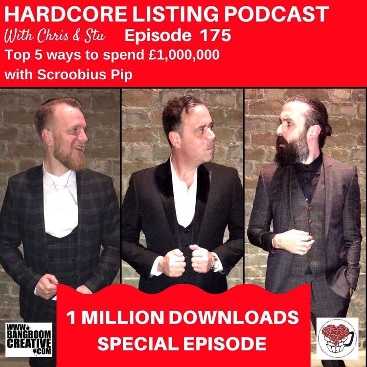 cover art for 1,000,000 downloads special episode with Scroobius Pip