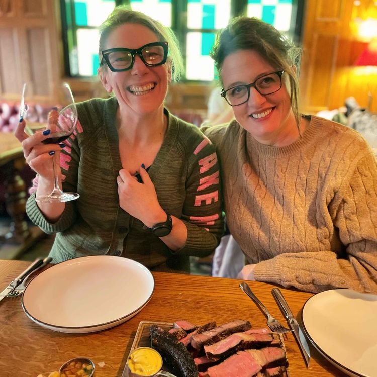 cover art for 320: Just the Two of Us - Helen's marathon, Ellie's knee, and Daniel Bedingfield