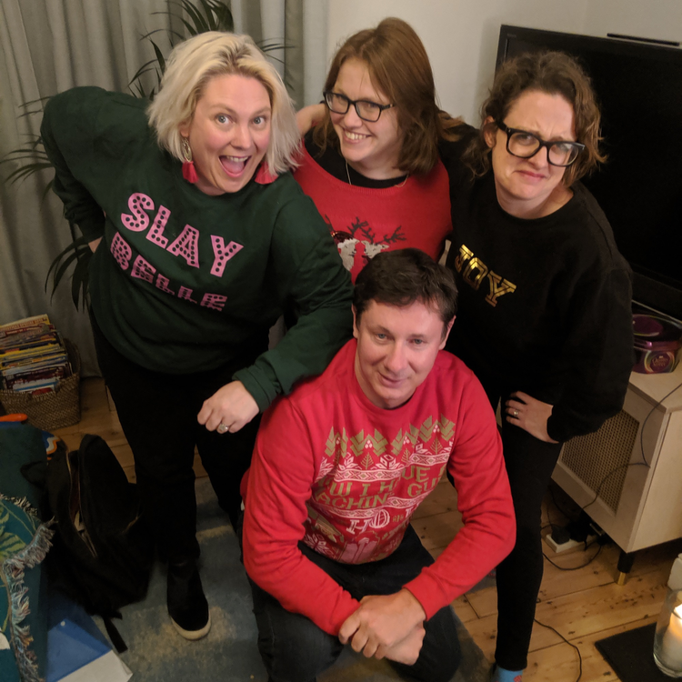 cover art for Episode 166: Christmas 2019 with the usual idiots