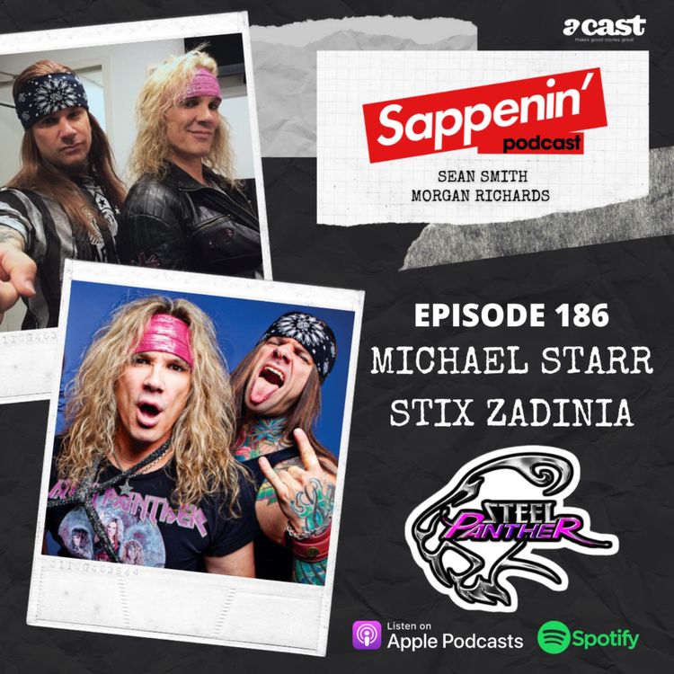 cover art for EP. 186 - Steel Panther (Michael Starr & Stix Zadinia)