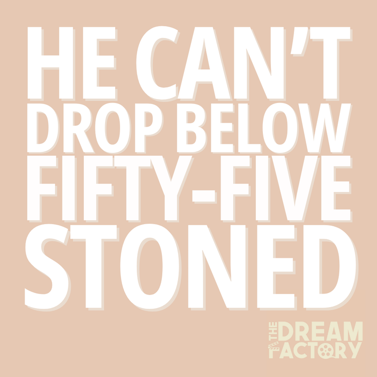 cover art for He Can't Drop Below Fifty-Five Stoned