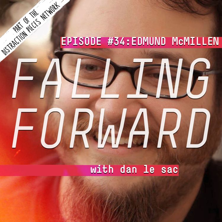 cover art for Edmund McMillen - Falling Forward with Dan Le Sac #34