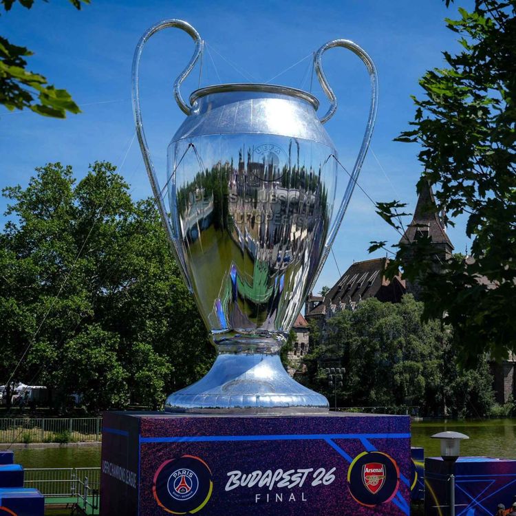 cover art for Champions League final preview podcast: Arsenal v PSG