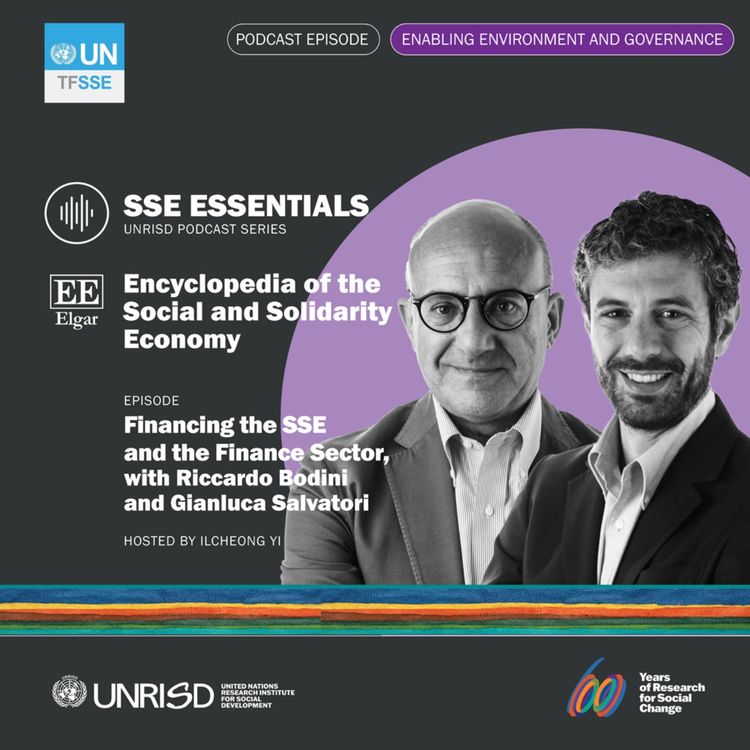 cover art for Financing the SSE and the Finance Sector, with Riccardo Bodini and Gianluca Salvatori