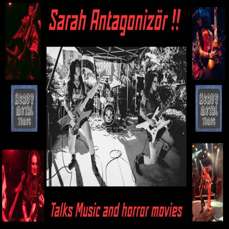 cover art for EP 247 Halloween special horror movies and music with Sarah Antagonizör