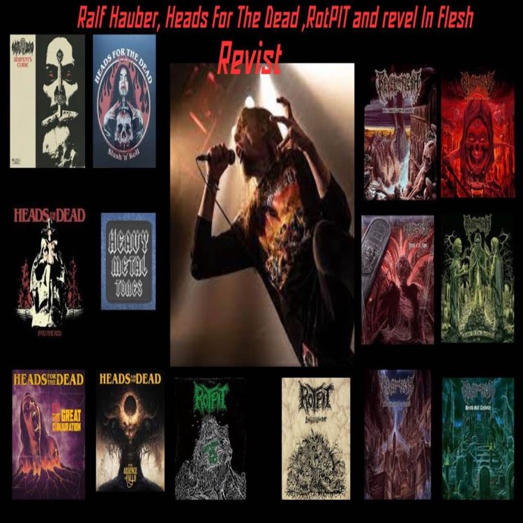 cover art for EP 246 Halloween week episode Ralf Hauber From Heads For The Dead  revisit 