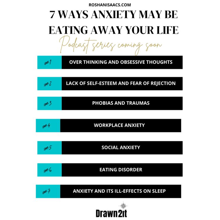cover art for (PILOT) LIVING WITH ANXIETY- 7 Ways Anxiety Might Be Eating Away Your Life