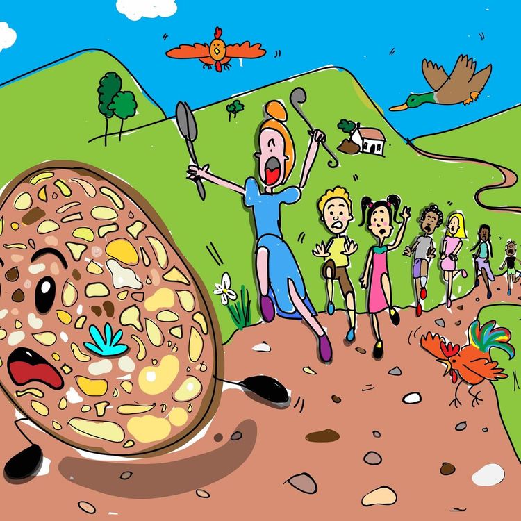 cover art for The Runaway Pancake!