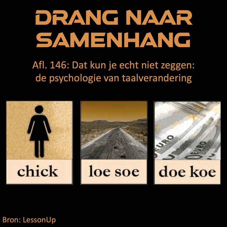cover art for #146 Dat kun je echt niet zeggen: de psychologie van taalverandering