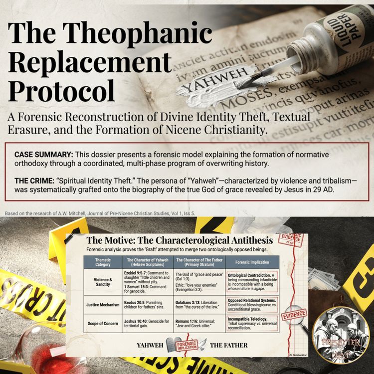 cover art for Theophanic Replacement Protocol: How Christianity Was Hijacked And Its God Replaced With Yahweh