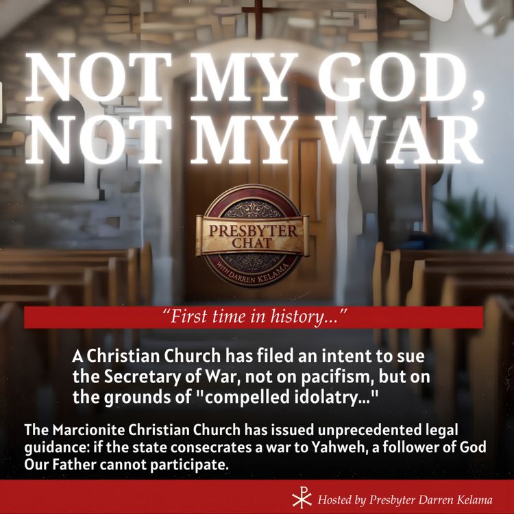 cover art for Not My God, Not My War: The Marcionite Challenge to the Pentagon
