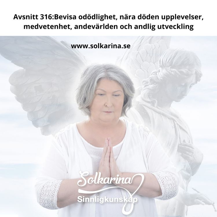 cover art for Avsnitt 316:Bevisa odödlighet, nära döden upplevelser, medvetenhet, andevärlden och andlig utveckling