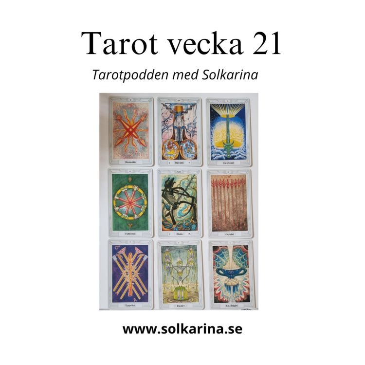 cover art for 62: Tarotbudskap vecka 21