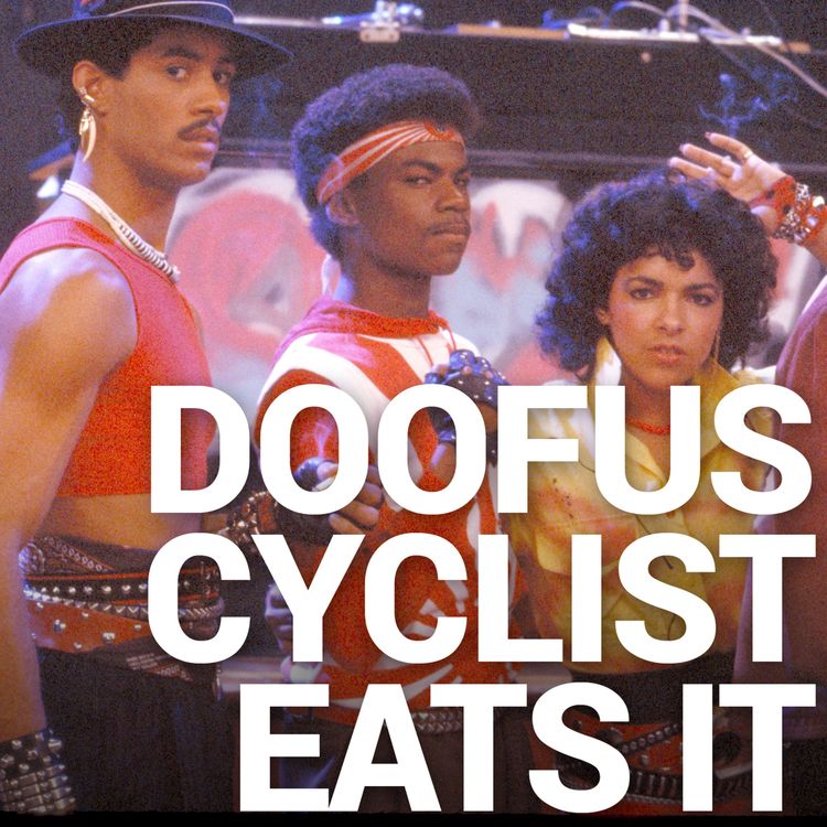 cover art for Doofus Cyclist Eats it