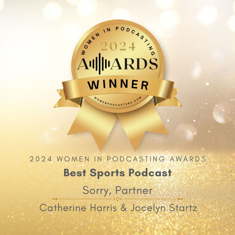 cover art for We have won a Women in Podcasting award!