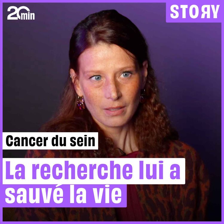 cover art for Ludivine : atteinte d'un cancer du sein agressif, la recherche lui a sauvé la vie