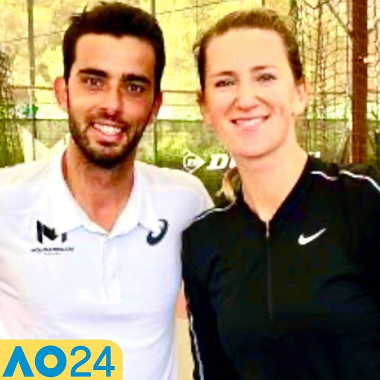 cover art for Dans le vestiaire Azarenka est une énorme star: Coach Maxime Tchoutakian (série AO24 #16)