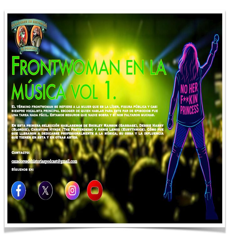 cover art for Frontwoman en la Música vol 1.